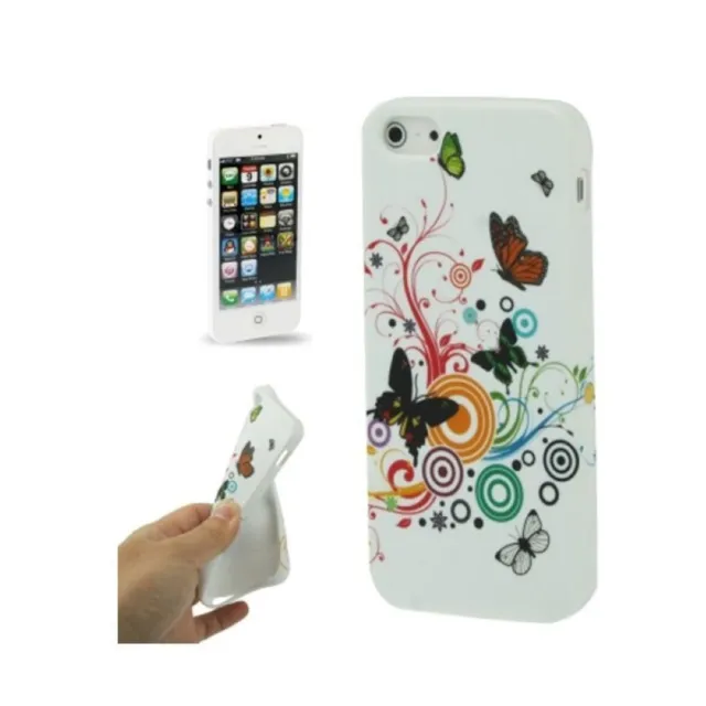 Funda Protectora Funda TPU Carcasa Trasera Funda para Móvil Apple IPHONE 5 Nuevo