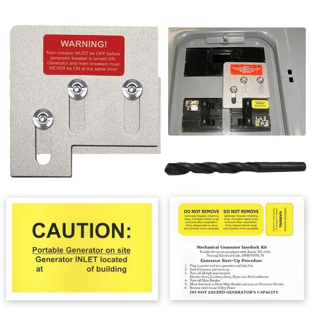 Kit interblocco generatore compatibile con pannelli SD200A 150 o 200 Ampere