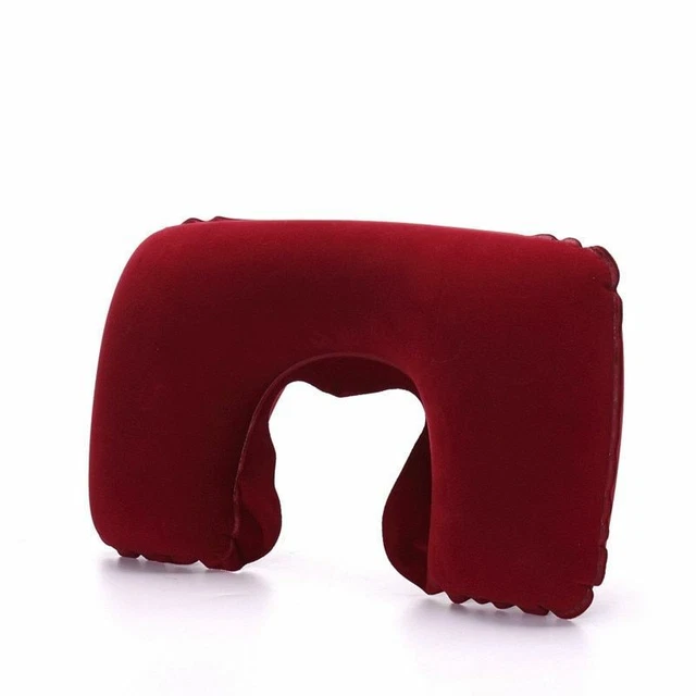 Neck Pillow Functional Inflatable U Shaped Travel Car Head Neck Rest Air Cushion