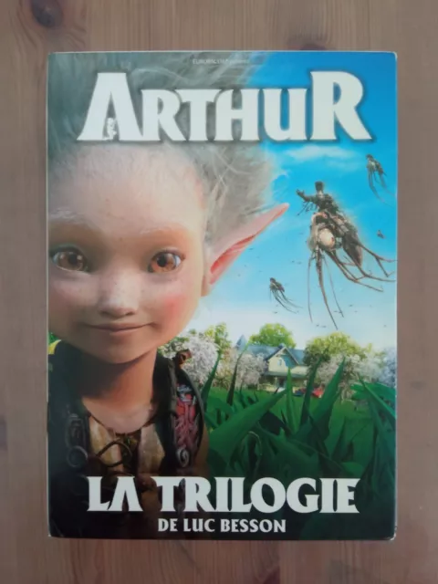 ARTHUR ET LES MINIMOYS la trilogie de Luc Besson - Coffret DVD comme NEUF