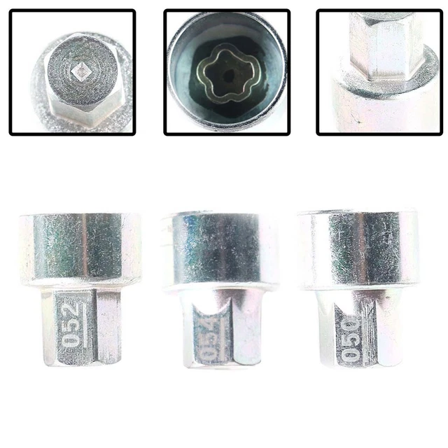 Universal Wheel Lock Removal Socket Key for BMW F12 Series Lug Nut Bolt Tool