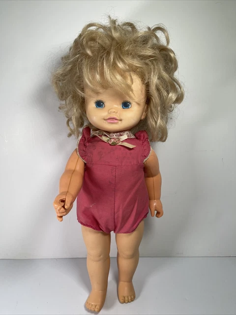 Vintage 1983 Mattel Chatty Patty Pull String Talking Doll Tested Works Nostalgia