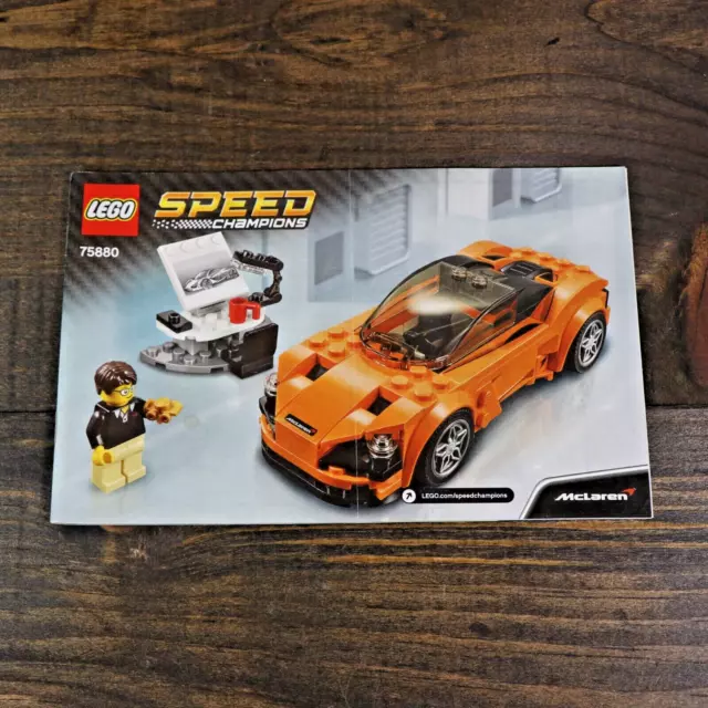 LEGO SPEED CHAMPIONS : McLaren 720S (75880) Instruction Booklet / Manual