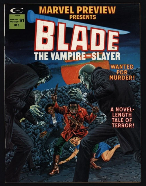Marvel Preview 3 Blade vampire slayer 1st app Afari VF SA
