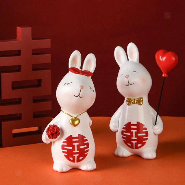 2x Couple  Statue Mariages  Figurines En Résine Pour La Décoration