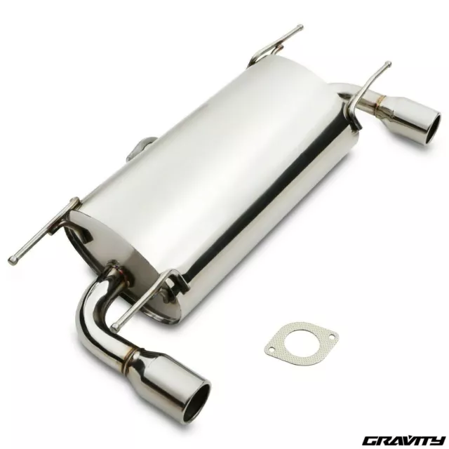 Stainless Exhaust System Rear Silencer Back Box System For Mazda Mx5 Mk3 1.8 2.0