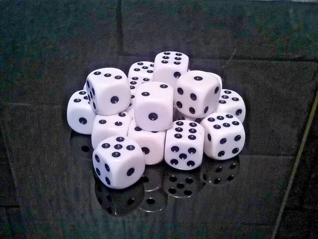 1,2,6  Würfel Knobel Würfel Spielwürfel Dice 16mm