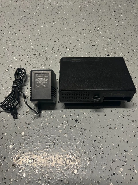 Motorola Minitor III IV Pager Amplified Charger Base NYN8348A w/ Power Supply