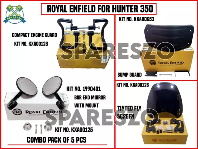 Paquete combinado Royal Enfield de 5 para Hunter 350