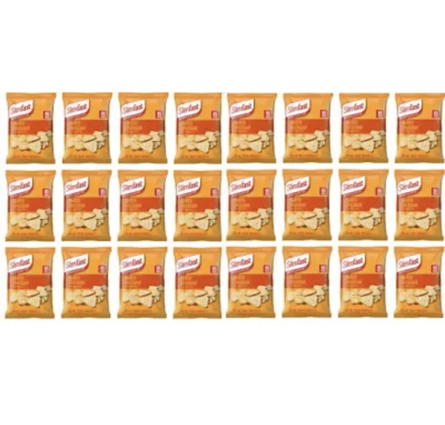 SlimFast sacchetti snack cracker al forno cheddar al gusto 24 x 22 g **MIGLIORI PRIMA DEL 23 MARZO