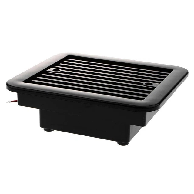 Ventilateur D'extraction Latéral 12V Pour Camping-car, Caravane, Van - 2.4W, Faible Bruit - Taille 205x185 Mm - Matériau ABS