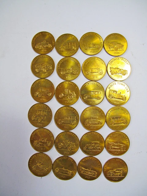 24 SUNOCO DX Antique Car Coin Series 1969 $4.99 - PicClick