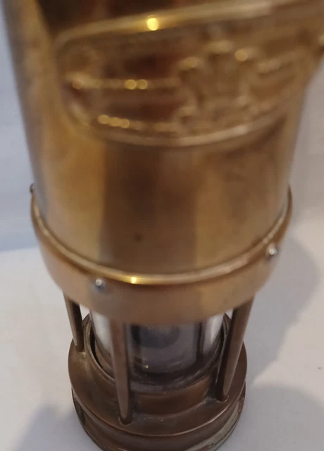 E. Thomas & Williams Aberdare Cambrian Welsh Brass Miners Lamp 4