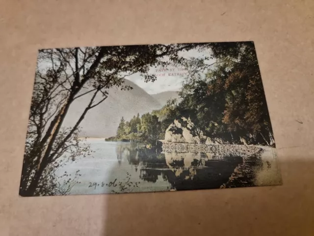 Postcard. Loch Katrine. Scotland. United Kingdom. Vintage. 1906