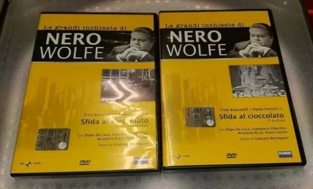 2 DVD Le Grand Demandes de Renseignements Noir Wolfe Défi Al Chocolat 1 2 Folge