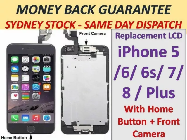 For iPhone 6s Plus 7 8 + LCD Screen Replacement Digitizer Display FULL Assembly