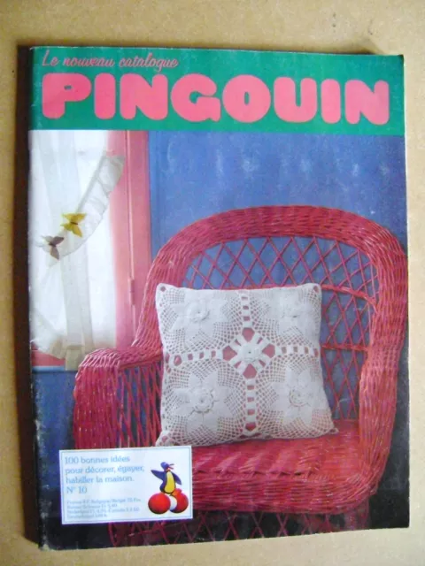 Magazine tricot pingouin 100 bonnes idées pour décorer la maison N/10 /A34