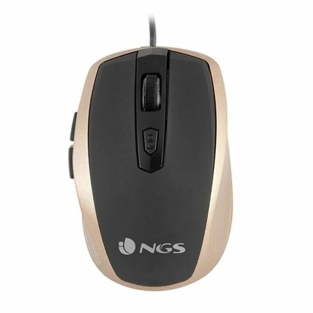 Souris Optique NGS TICKGOLD OPTICAL USB 800-1600 DPI Noir