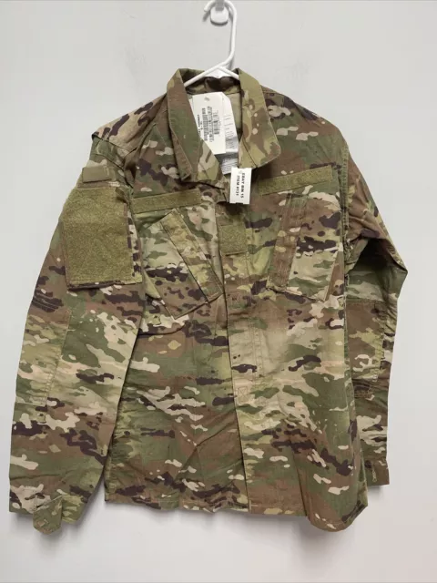 US Army Camo OCP Combat Uniform Multicam Coat Size Small XLONG NEW