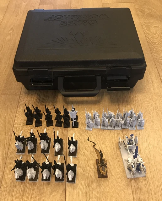 HIGH ELF ARMY And Carry Case Warhammer Oldhammer Citadel Games