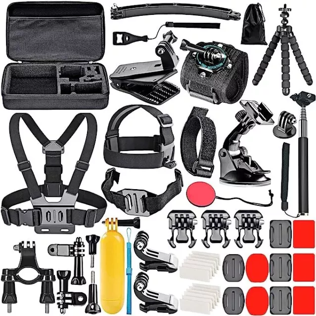 NEEWER Kit Di Accessori per Action Cam 50 in 1 Compatibile Con Gopro Hero 12 11