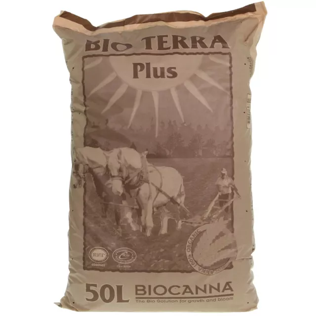 Canna Bio Terra Plus 50 Liter , organische Pflanzenerde leicht gedüngt