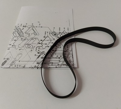 CAPSTAN BELT capstanriemen per AKAI fd-3 Tape Deck impianto compatto sistema COMPACT 