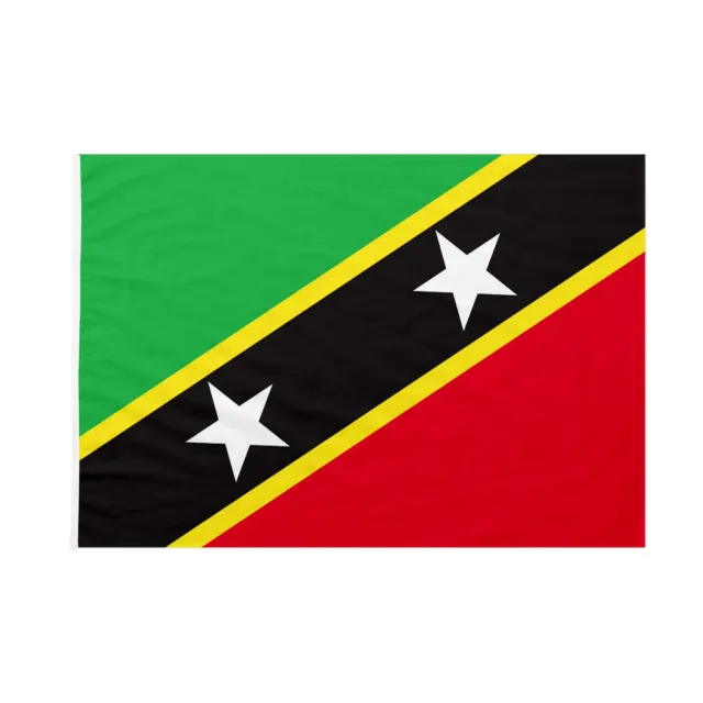 Bandiera da bastone Saint Kitts e Nevis 70x105cm