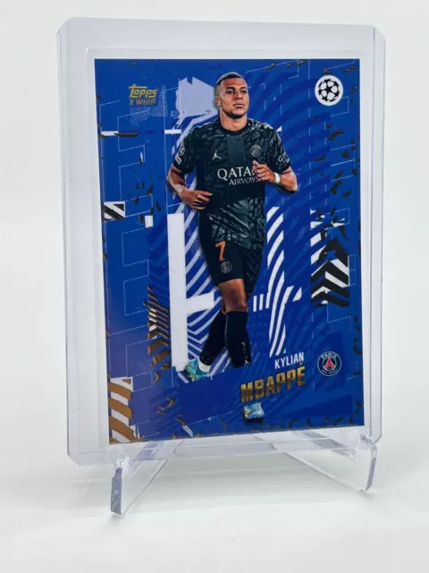 2023-24 Kylian Mbappe PSG Topps Gold X Whip