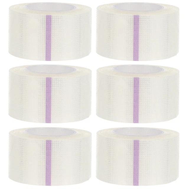6 Rolls Non Woven Cohesive Bandage Duct tape for wound care Clear Elastic Wrap B