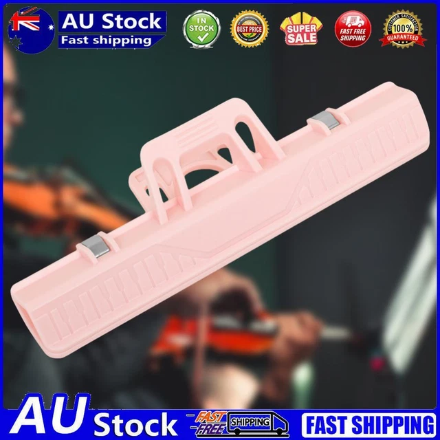 Sheet Music Spring Clip Universal Candy Color Musical Instrumental Tool (Pink)