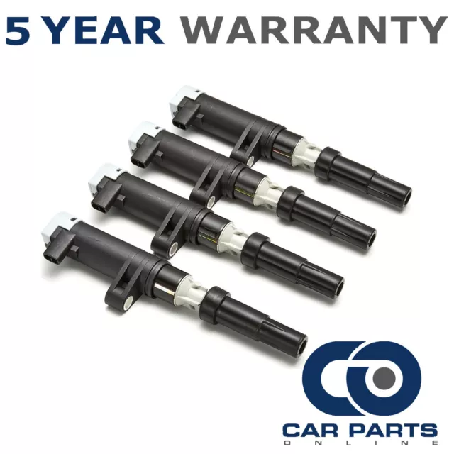 4X For Renault Megane Mk2 1.6 Petrol 2002-09 Ignition Coil Packs Pack Pencil Set