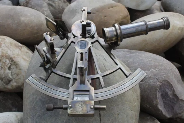 8" Brass Antique Nautical Marine Navigational Astrolabe Instrument Sextant Gift