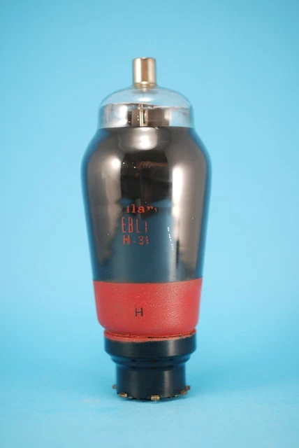 Tube électronique Mullard CV1055 / EBC33 NOS - Testé, état Neuf (ouvert)