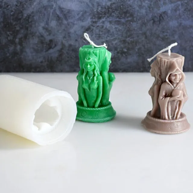 Antica dea candele stampo produzione saponi forma silicone 3D arte forma cera