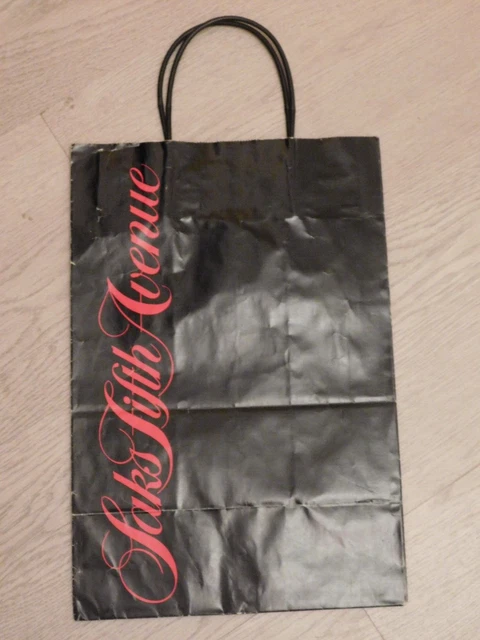 SAKS FIFTH AVENUE CARRIER BAG preowned £10.00 - PicClick UK