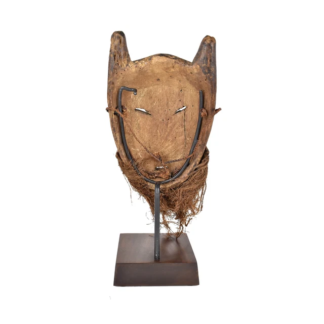 Lega Mask with Beard on Custom Base Congo 3