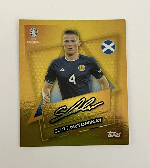 TOPPS FUSSBALL EURO EM 2024 Scott McTominay Schottland SCO SP Gold