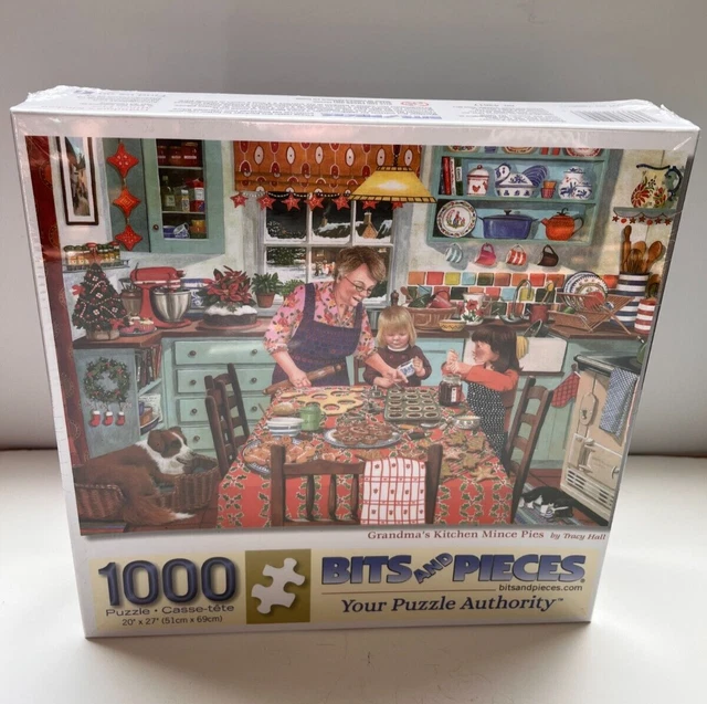 OMA'S KITCHEN MINCE Pies 1000-teiliges Puzzle von Bits and Pieces Neu ...