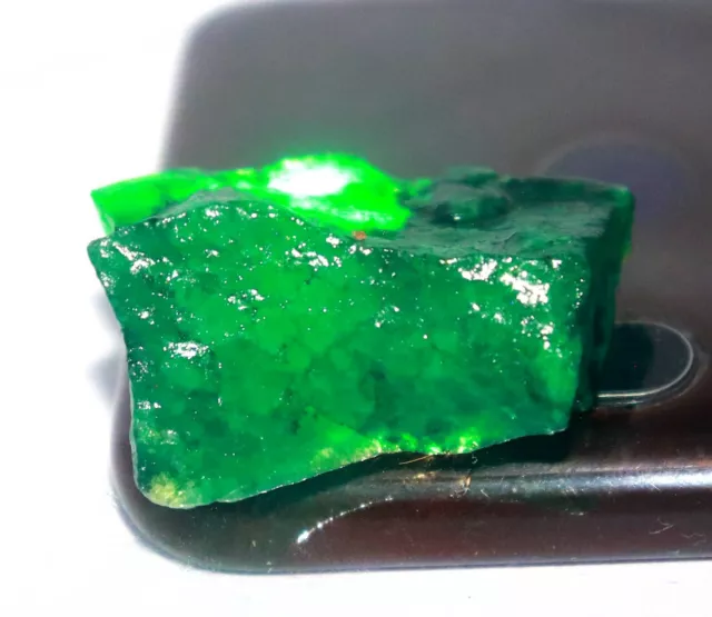 Superb Natural Green Emerald 165 Ct Egl Certified Gemstone Uncut Loose Rough