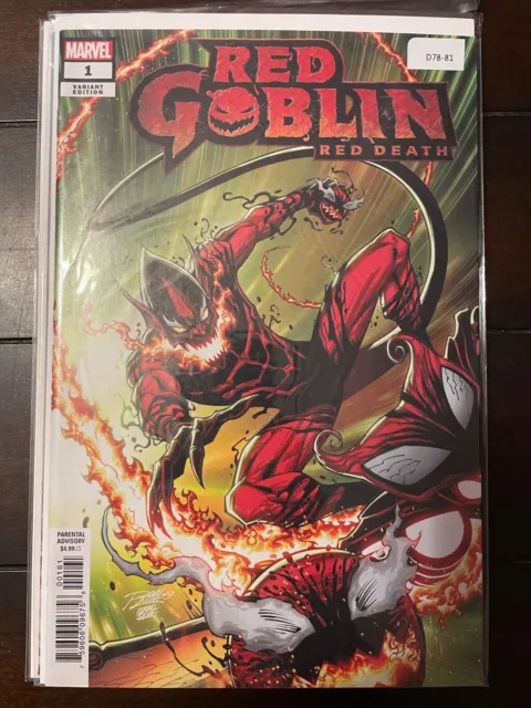 Red Goblin Red Death 1 Variant High Grade 9.6 Marvel Comic Book D78-81