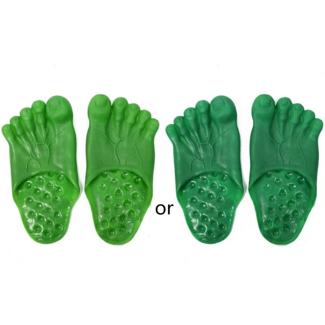 27cm Halloween April Fools Day Tricks Toy Ball Makeup Show Slippers Shoes