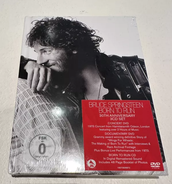 Bruce Springsteen, Born To Run, 30th Anniversary, 2 DVD + 1 CD, SEALED