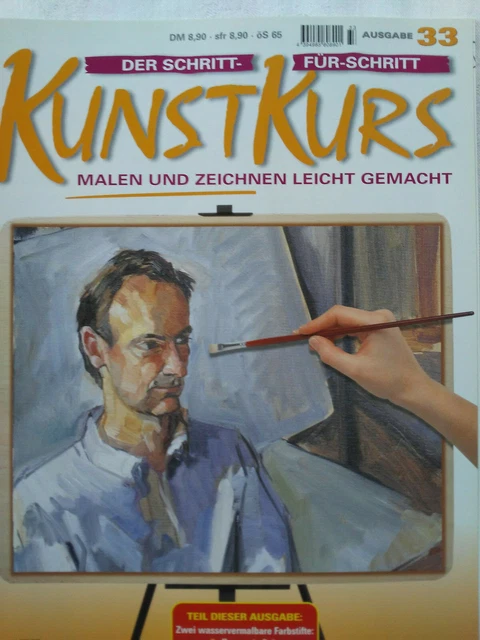Ausgabe 33, Der Schritt-für-Schritt Kunstkurs, Malen und Zeichnen leicht gemacht