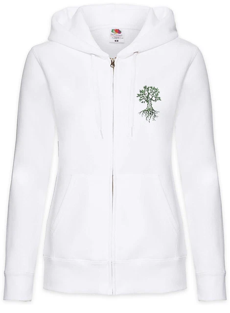Sweat à capuche à fermeture éclair pour femmes Odhin III Wotan Hugin et Munin corbeaux Odin Rune Walhalla