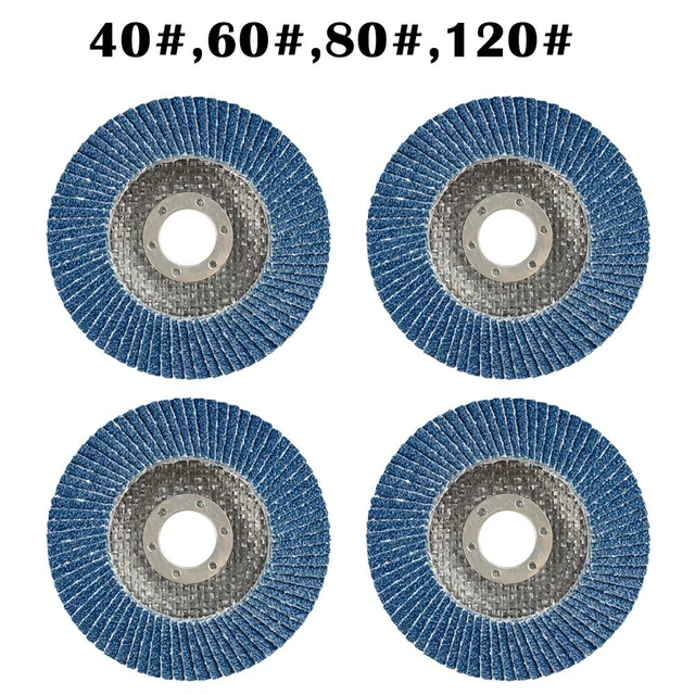 Accesorios de disco de lijado de rueda 1/4 piezas 4,5 pulgadas para herramientas de lijado discos plegables