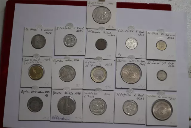 🧠🇿🇦 South Africa + Swaziland + Khartoum Old Coins B56 #61 🧠🇿🇦 South Africa + Swaziland + Khartoum Old Coins B56 #61