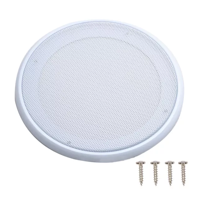 6.5'' Car Audio Subwoofer Grille Ceiling Speaker White Net Cover Decorative