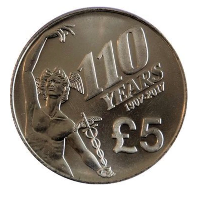 £2 Rare Isle of Man IOM Manx 110 Years of the Tourist Trophy 2020 2 Two Pound