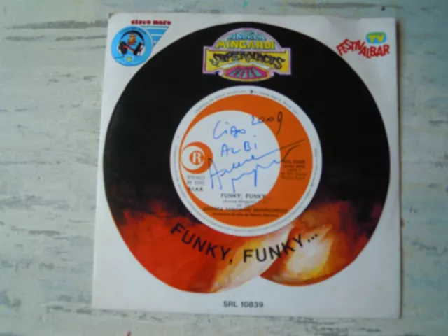 Andrea Mingardi Supercircus - FUNKY,FUNKY.../ SFIGHE' ( 7") Press 1977